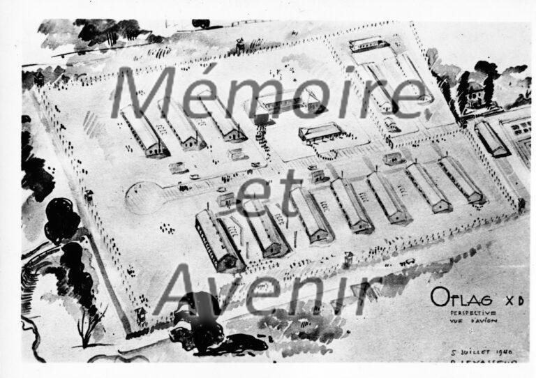 1940-Dessin-Oflag-vue-davion