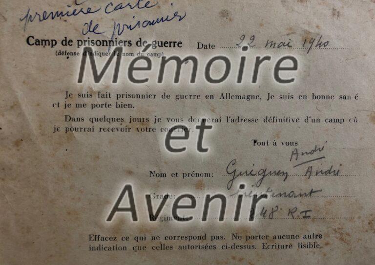 1940 XB Première carte IMG_7572