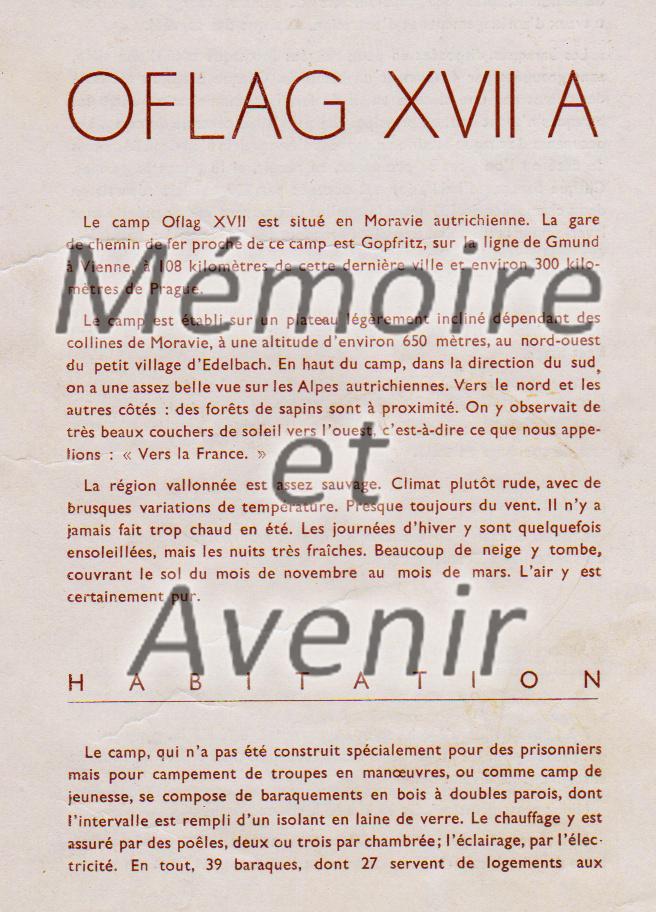1941 05 présentation officielle de l'OFLAG XVII A - 1