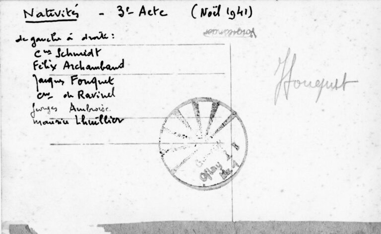 1941 12 Nativités 04 Tableau III verso