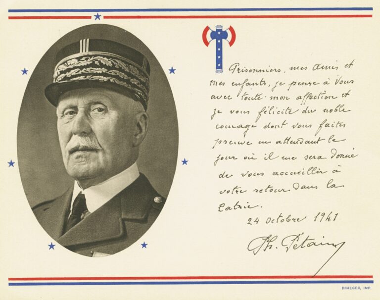 1941 Message Pétain