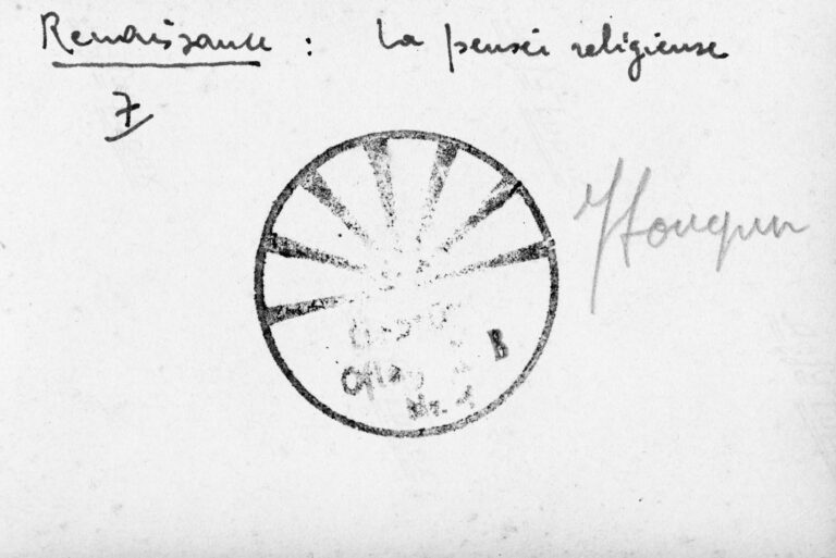 1942 01 Renaissance 08 Pensée religieuse verso