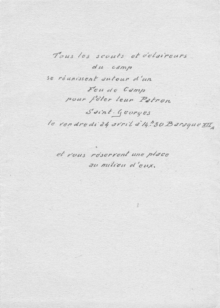 1942 04 24 Fête scoute St Georges V