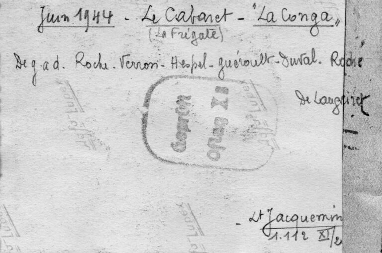 1944 06 La Frégate 03 Cuba verso