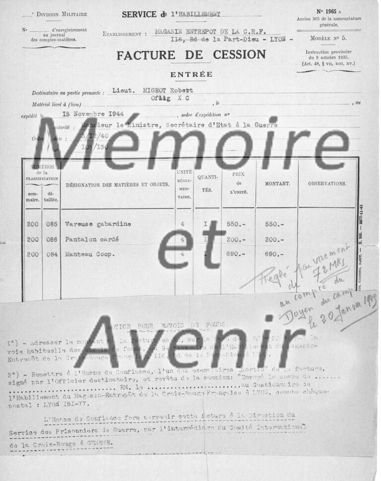 1944-11-XC-Migeot-Achat-vareuse-R