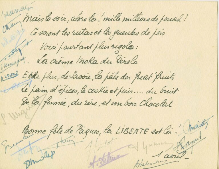 1945 04 01 Menu Pâques V