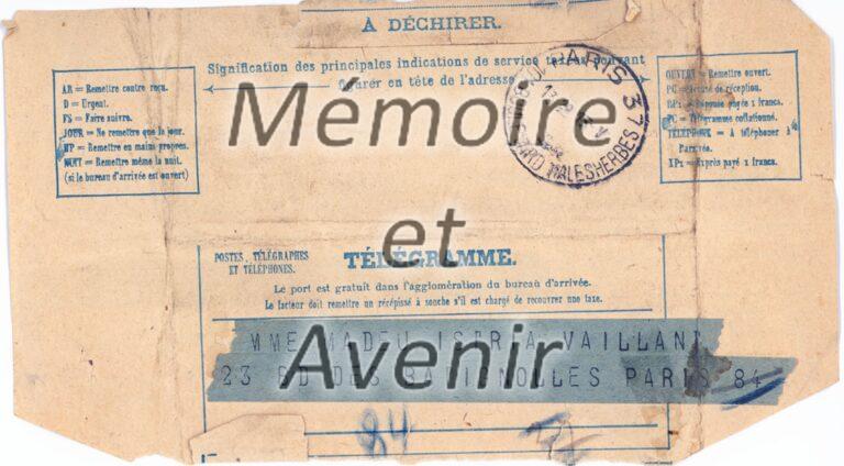 1945-05-XB-Istria-Telegrame-retour-V