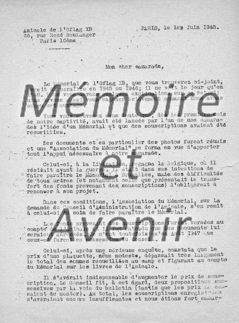 1948-06-01-XB-Lettre-denvoi-du-Memorial-Page-1