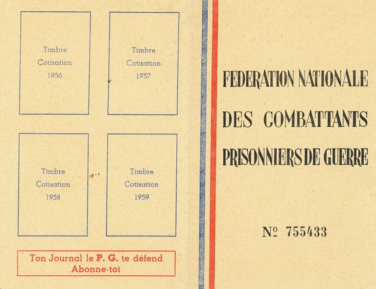 1952 Carte FNCPG Pomarède R