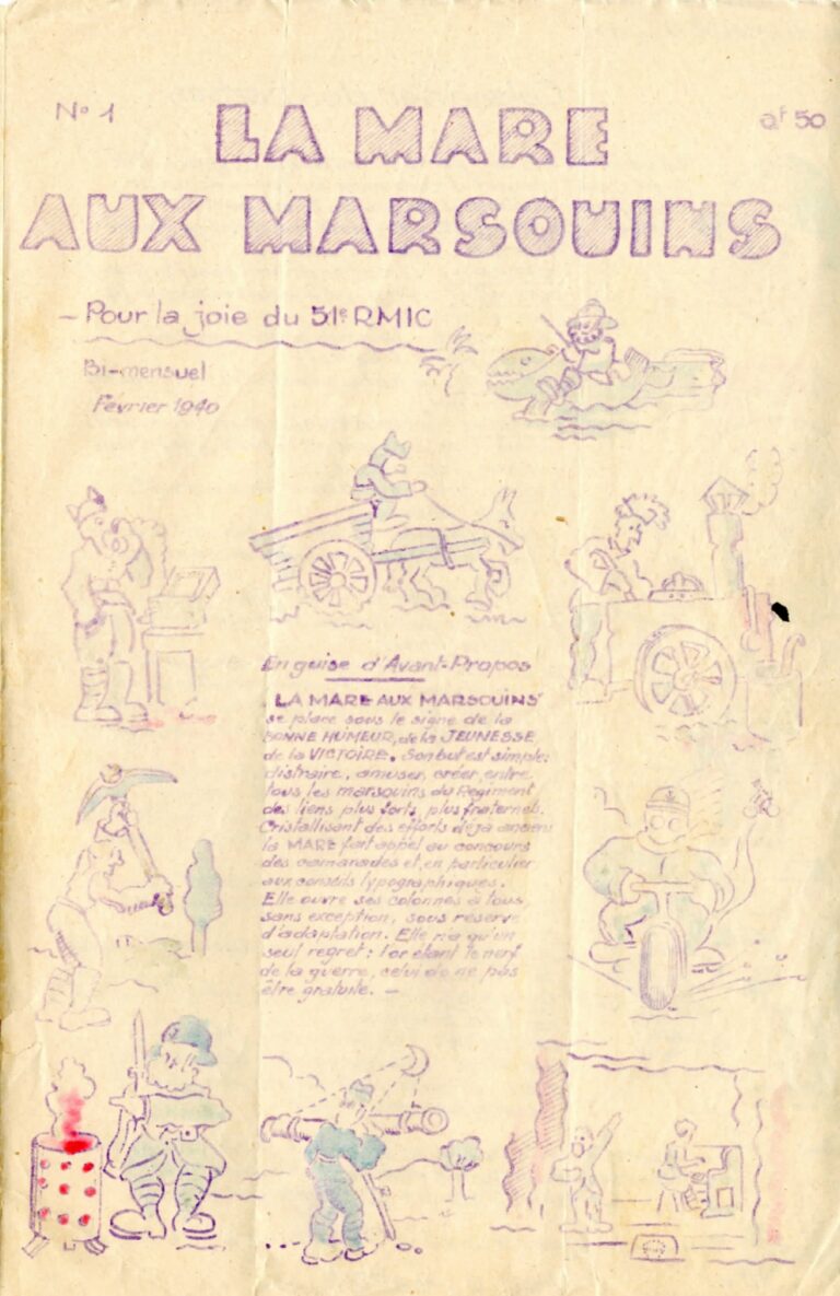 La Mare aux Marsouins février 1940-1