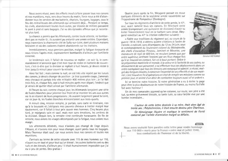 Mémoire et Avenir, Souvenir Français3