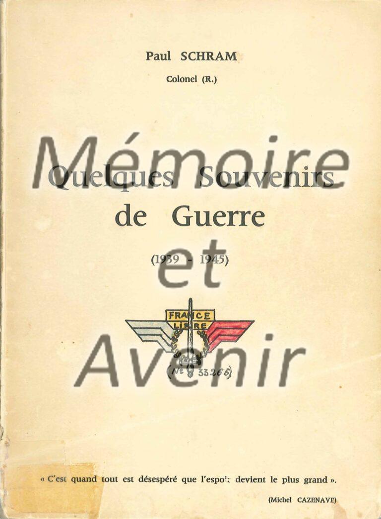 Quelques-souvenirs-de-guerre-P.-Schram-couverture