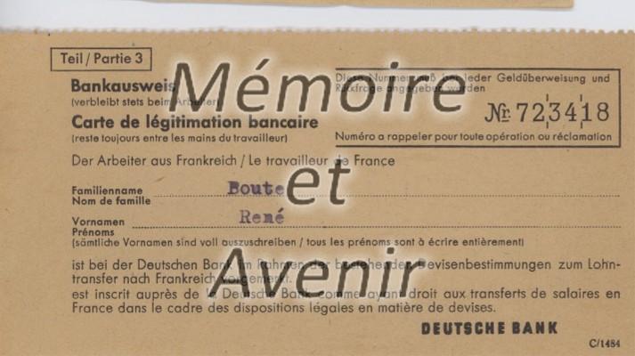 XVIIA carte bancaire BOUTE