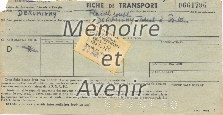 46 Fiche de transport