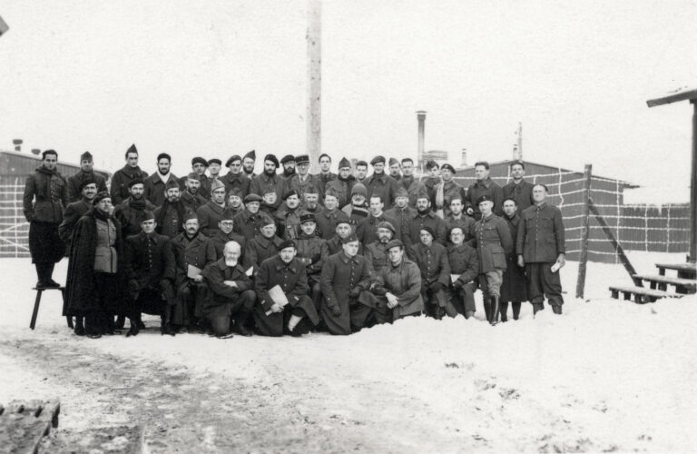 Oflag 13AA Groupe de prisonniers de la baraque 26 du Block II