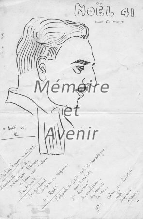 1941 12 Oflag XXIB Menu Noël b R