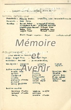 Dubuquoy-Marc-Notes-Captivite-Oflag-17a-Action-Catholique-Bibliotheque