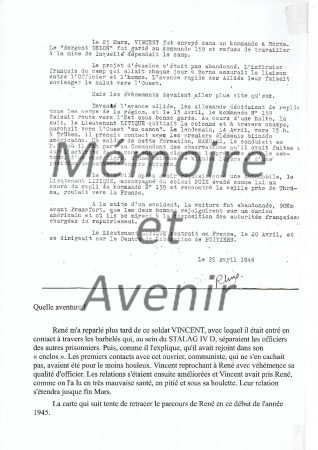 Evasion du lieutenant Litique de l’Oflag IVD page 02