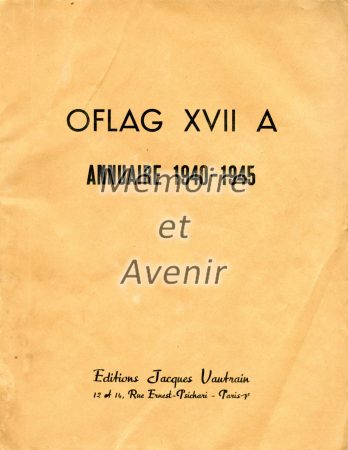 Oflag-XVIIA-Annuaire-1940-1945-Editions-Jacques-Vautrain